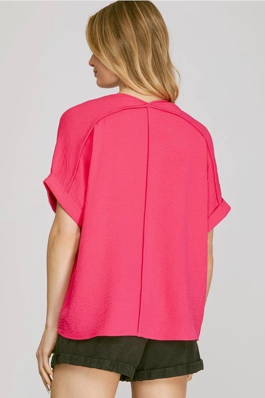 Patsy Pink Top