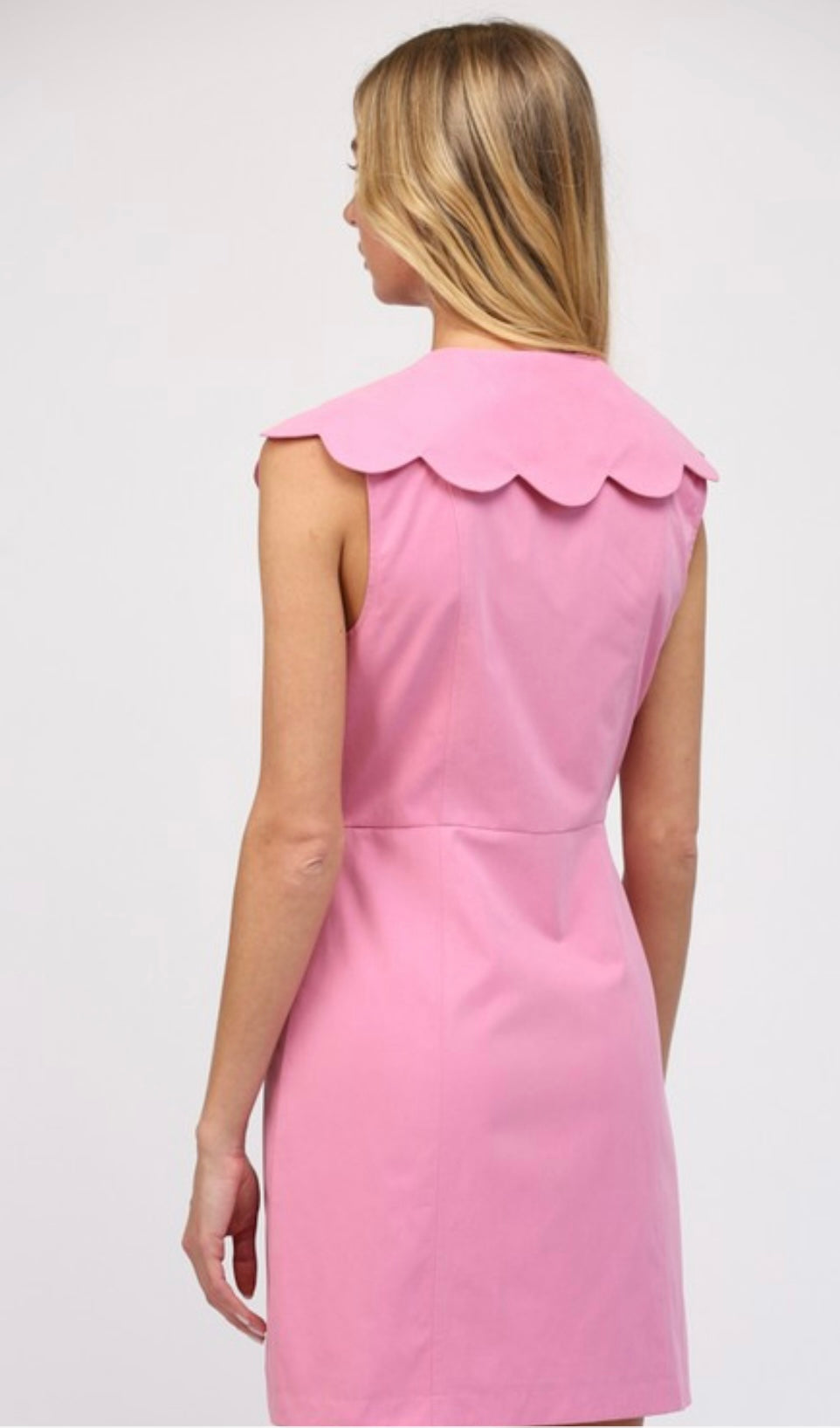 Scallop Pink Dress